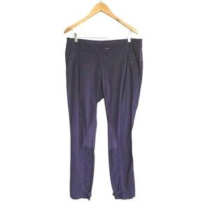 Lululemon Pedal Power Pant Women's 2 Purple Cycling Reflective Dense